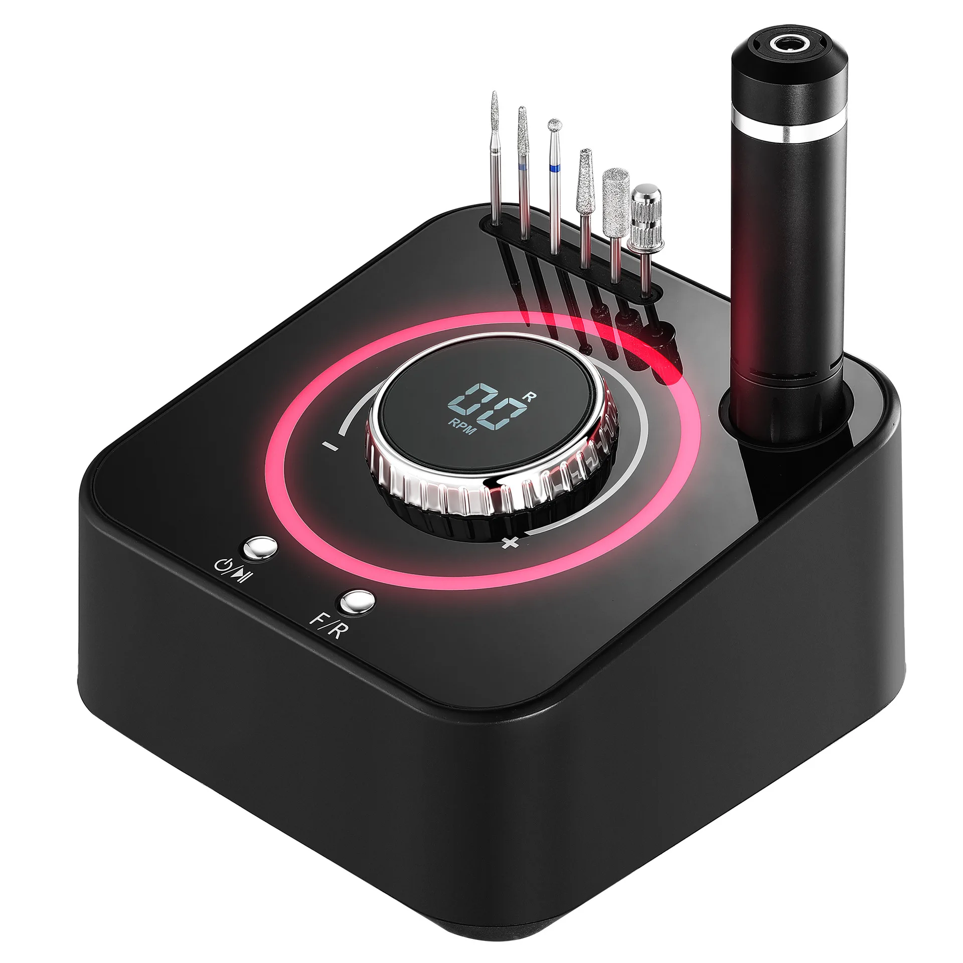 Nail Salon Beauty Care Professional Manicure Machine Polisher Desktop Electric Nail Drill 40000RPM High Speed Nail Polishing