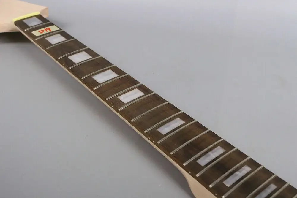 Yinfente 22Fret Bass Guitar Neck 32inch Maple Rosewood Fretboard Block Short Scale Paddle