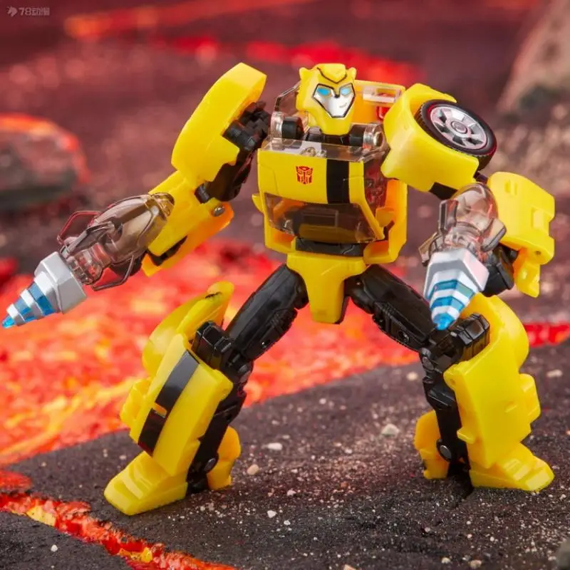 Hasbro transformadores brinquedos legado unido deluxe classe universo animado bumblebee 5.5 Polegada figura de ação presente de aniversário f8524