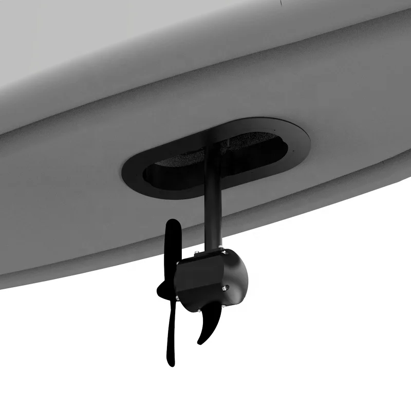 STLF Aufblasbares Kajak mit Pedalantrieb, aufblasbares Angelpedal-Kajak, Drop Stitch-Kanu zum Angeln