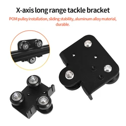 3D Printer X Axis Moving Carriage Parts For Extruder Back Support Plate Kit Ender 3 V2 Pro 2020V Groove Profile Dropshipping