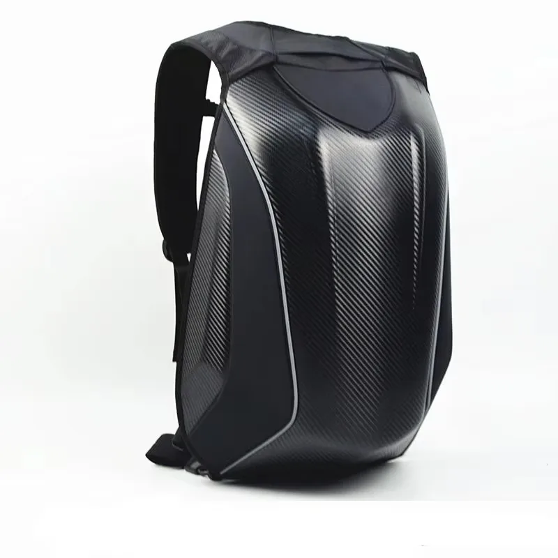 Mochilas de carcasa dura para motocicleta, morral de fibra de carbono para Motocross, para casco de viaje de carreras, 2022