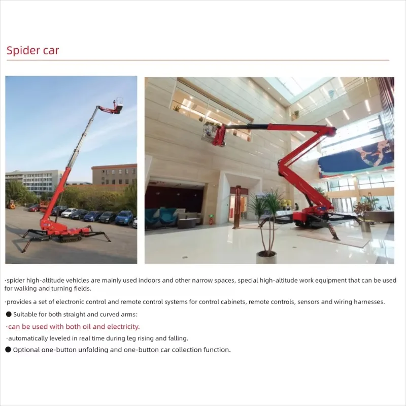 Remote Control Solenoid Motor Spider Crane Dual-screen Display CE Certified Waterproof Dustproof Anti-Falling 433MHz