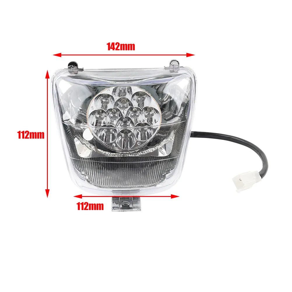 For Chinese ATV Quad Dirt Bike LYD Head Light Headlight w/ Bulb Wiring For 50cc 70cc 90cc 110cc SUNL COOLSTER TAOTAO