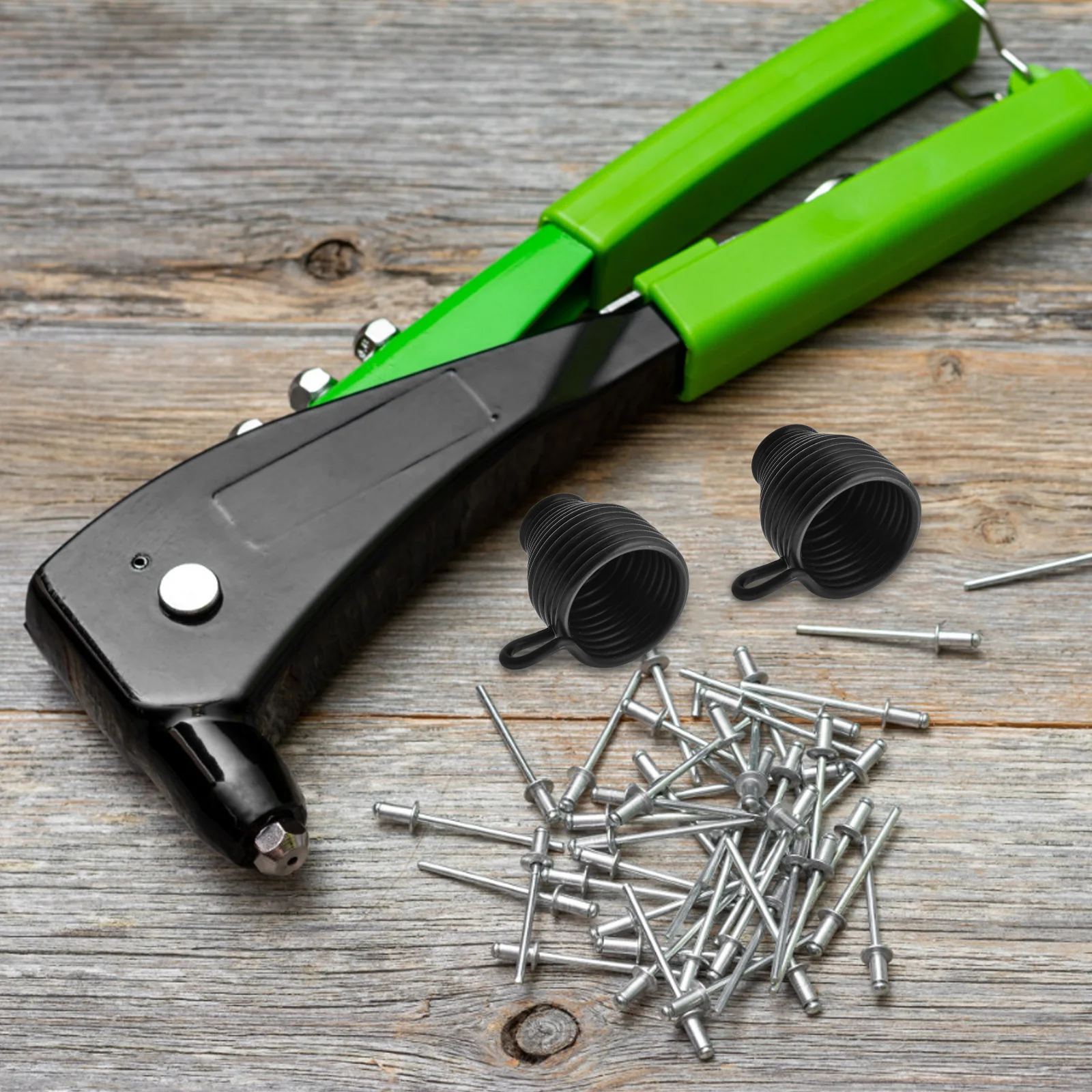 2개입 에어 해머 교체용 리테이너 스프링 내구성 강철 공압 공구 부품 에어 치즐 리벳 부착물 자동차용