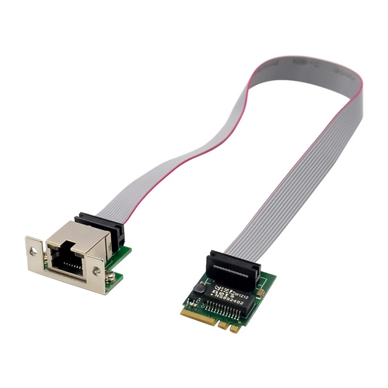 M.2 A+E Single Port RJ45 Gigabit Network Card Main Card RTL8111G Ethernet Network Card Industrial Computer LAN Network Card