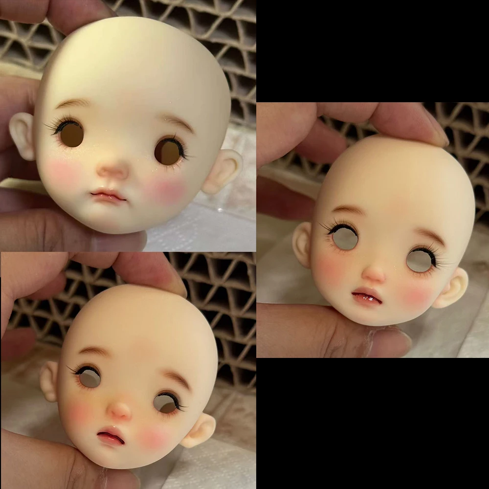 

1/6 голова куклы BJD с макияжем, смоляный материал, голова куклы «сделай сам», для тела куклы OB24