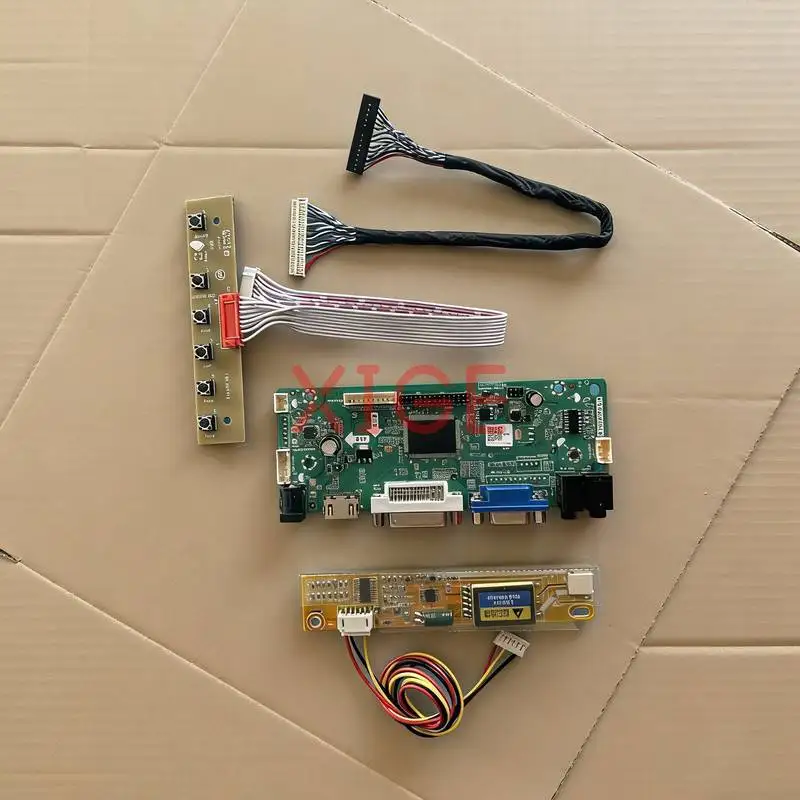 

Комплект платы контроллера для ЖК-экранов N141C3, N141C1, LTN141BT06, LTN141WD (DIY) с поддержкой VGA, DVI, HDMI, 1440x900, 30-контактный LVDS, 1-CCFL