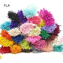 500 pcs/bag 1/3mm diy artificial mini pérola flor estame pistil geral festa de casamento decoração para casa acessórios de natal