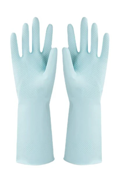 

Rubber gloves Durable dishwashing laundry household gloves Waterproof cleaning household gloves Dishwashing