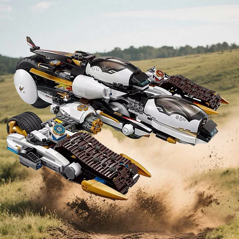 2025 nuovo carro di deformazione quattro in uno modello di blocco ragazzo bambini regalo di compleanno di Natale