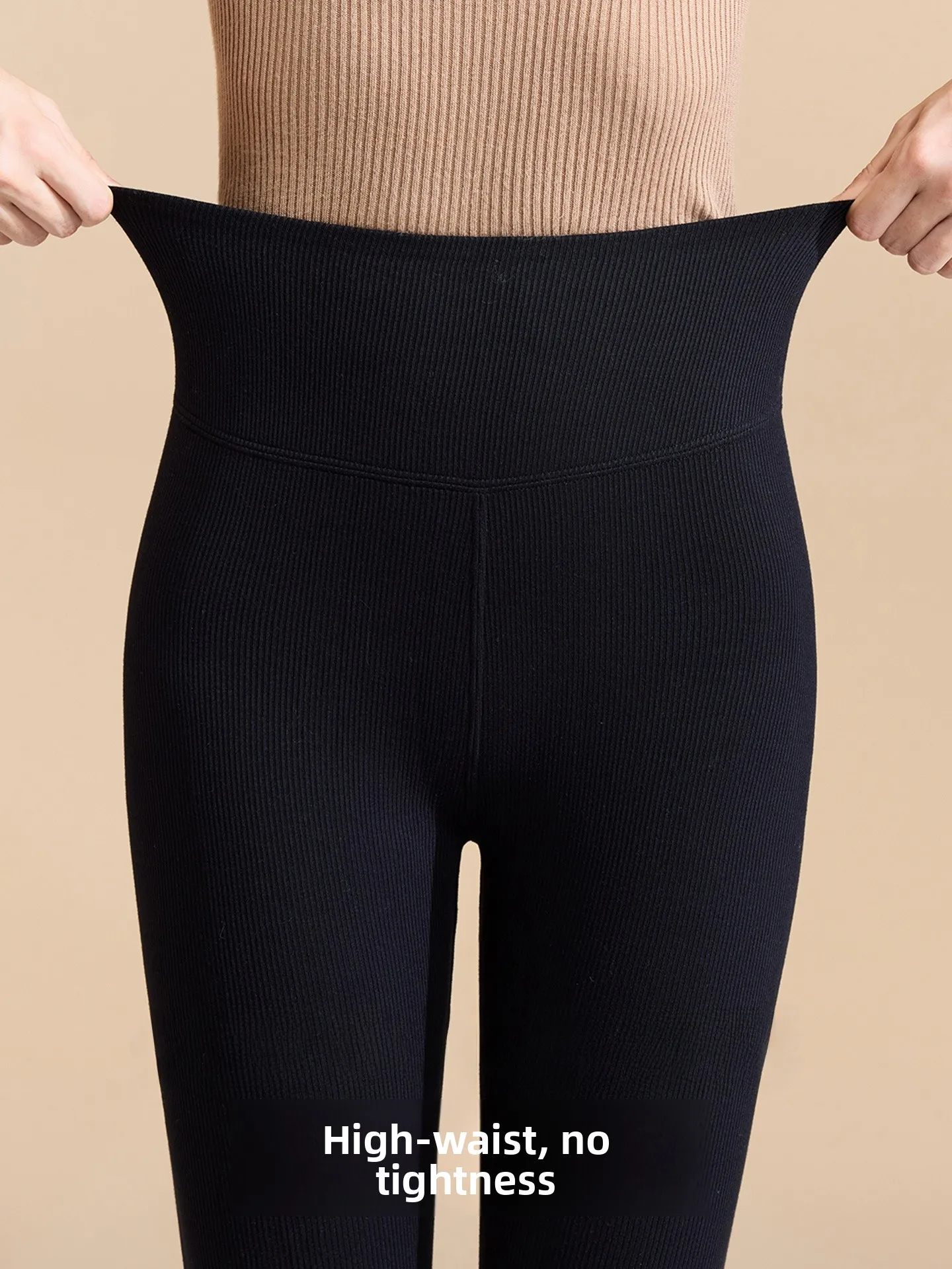 Thiened Fce Pantaloni da yoga da donna Leggings a vita alta Vita alta Controllo della pancia Sollevamento del sedere Capispalla Autunno Inverno Nuovo Sle