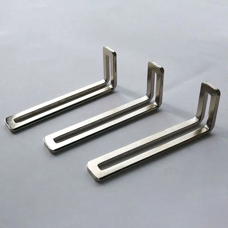 Nickel-plated Corner Bracket Adjustable 90 Degree L-Shaped Corner Brackets Angle Iron Connector Shelf Support Accessories 선반 앵글