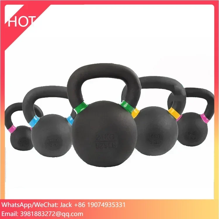 

2025FDFIT 40 Kg Custom Logo Colors Indoor Home Gym Use High Quality Training Weightlifting Cast Iron Kettlebell