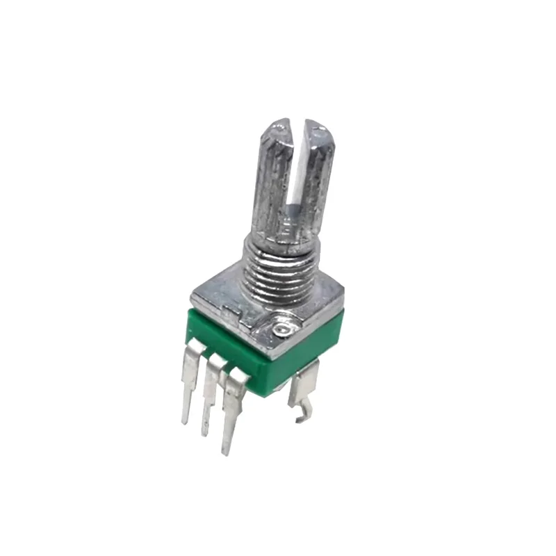 5PCS Precision Potentiometer R09 Type 097 Vertical Bent Foot Single Connection B502 B103 B503 B104K B504 15 Spline