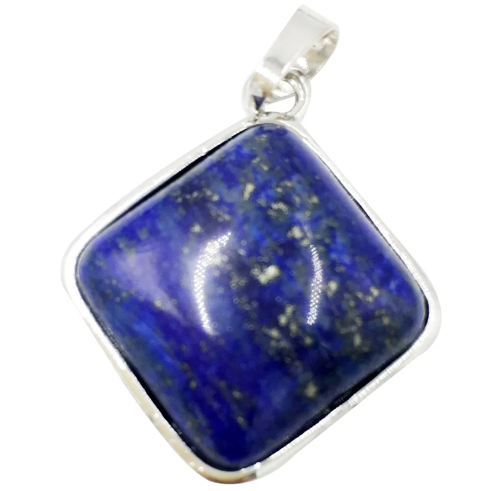 Lapis Lazuli Tigers Eye Aventurine Opal Howlite Crystal Blue Sand Goldstone  Jaspe Carnelian Women Men Pendant Bead WB558