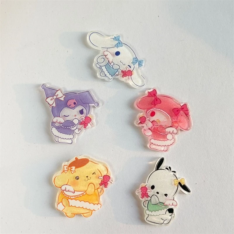 Miniso 漫画かわいい KT 猫サンリオブローチイン超かわいいバッグ包装アクセサリークロミバッジピン学生女性