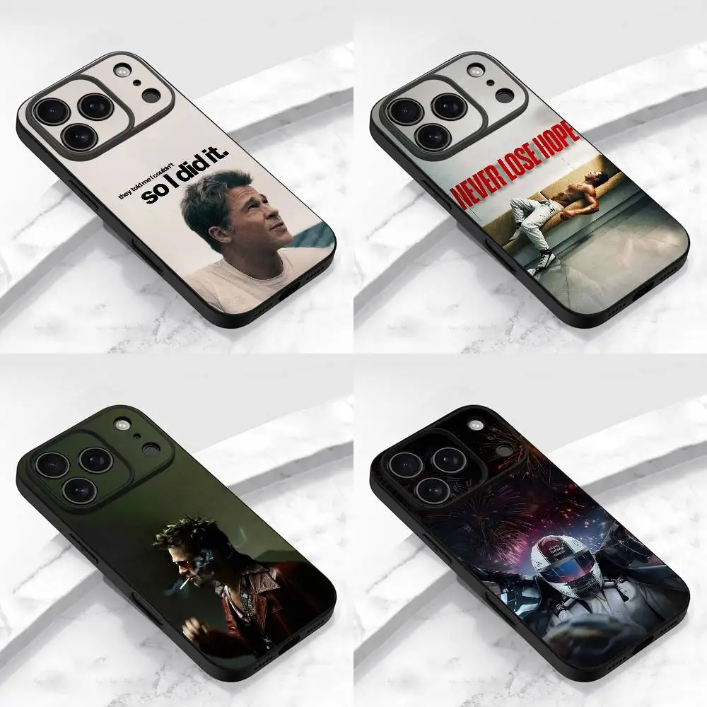 

S-Sonny Hayes B-Brad P-Pitt Phone Case For iPhone 17,16,15,14,13,12,11,Pro,Max,Plus,E,Air,Mini Protective Black Cover