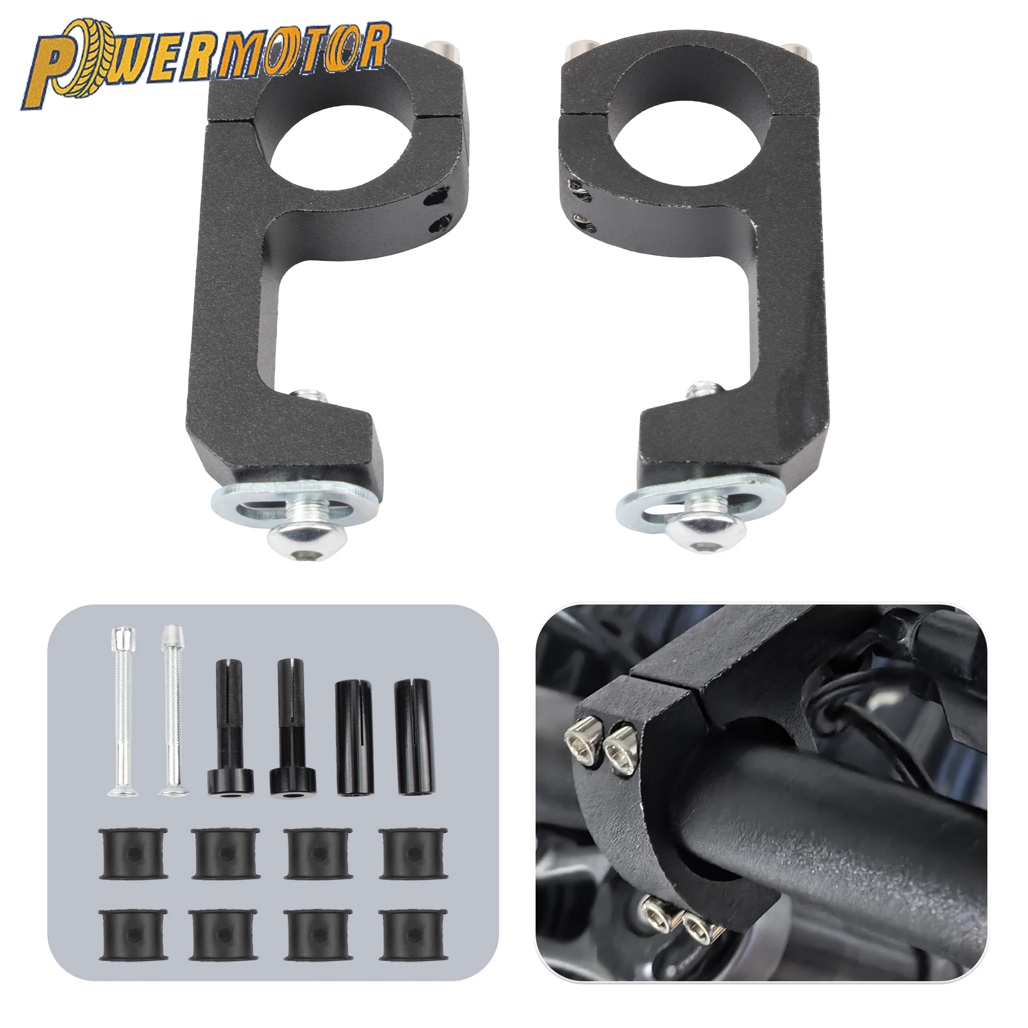 

Motocross Hand Guard Falling Protection Bracket Mounting Holder 22 28mm Off Road Racing Enduro DirtBike Aluminum Alloy Modified