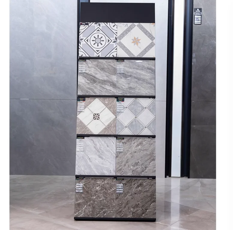 Ceramic tile display rack 300600 Wall tile display rack Stone ceramic shelf display rack door panel wooden floor sample rack