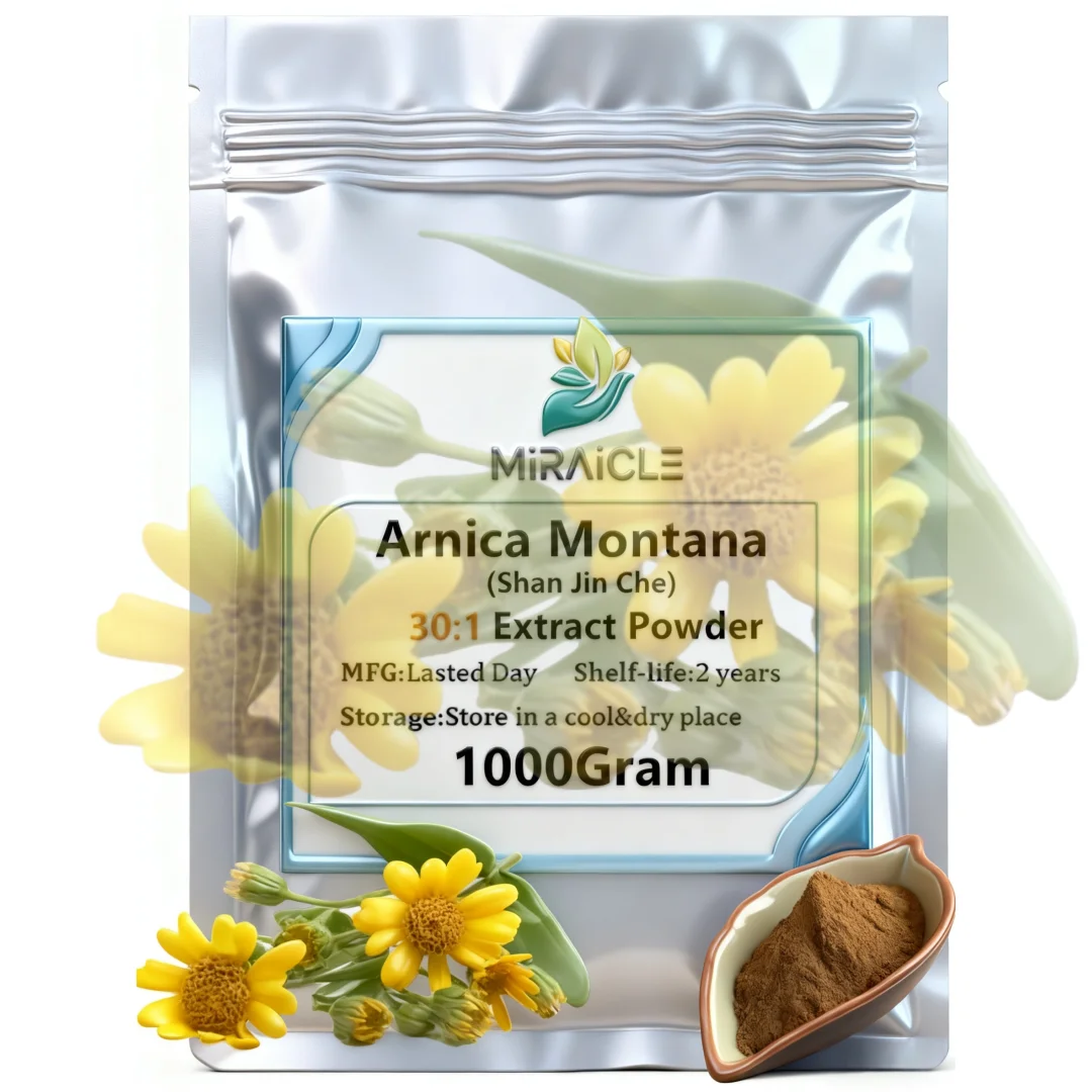 Global Customized 100% Pure Proportion Arnica Montana Extract Aluminum Foil Bag Packing for Global Distributors