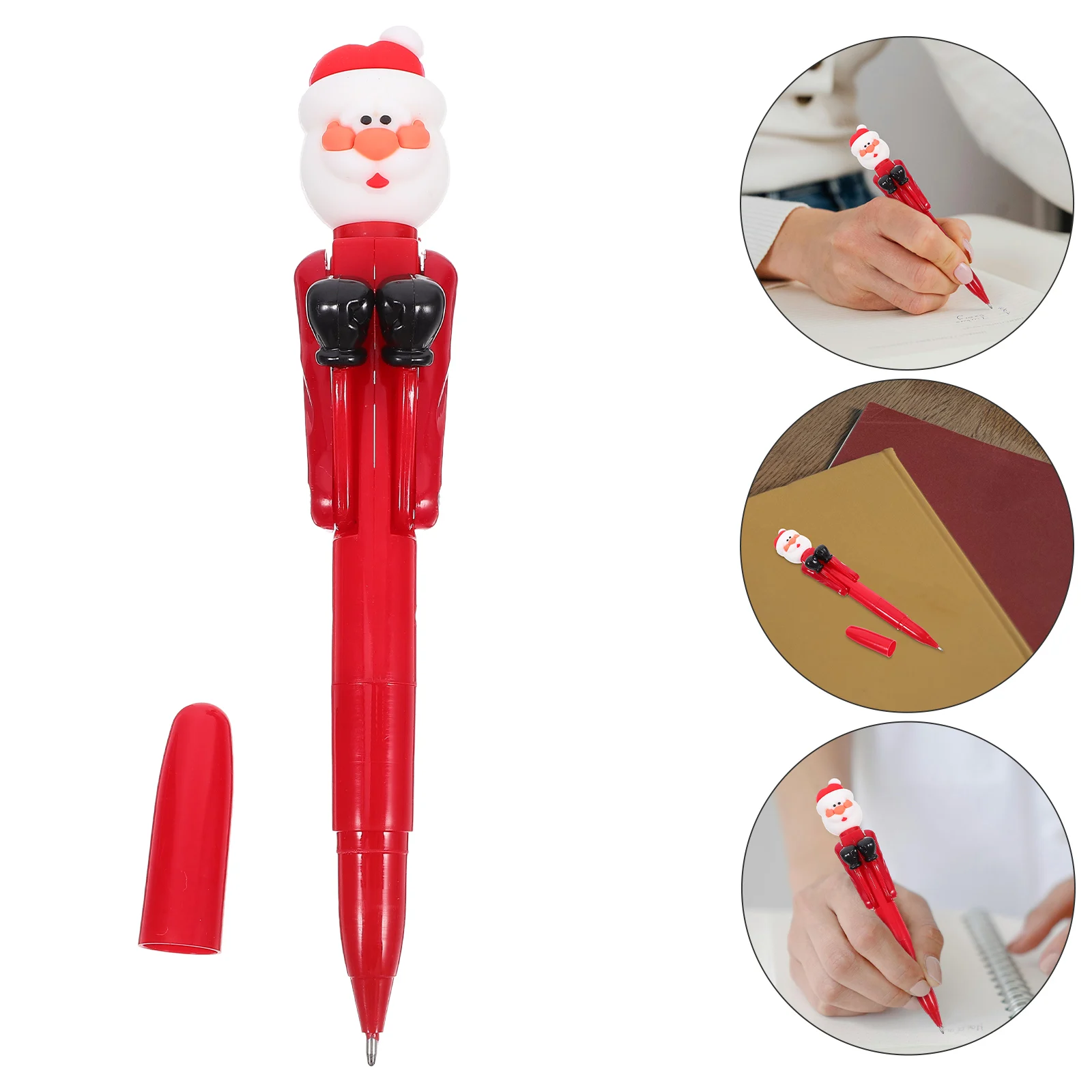 

Creative Christmas Santa Claus Ballpoint Bulk Office Stationery Smooth Writing For School Study Journal Planner Retractable
