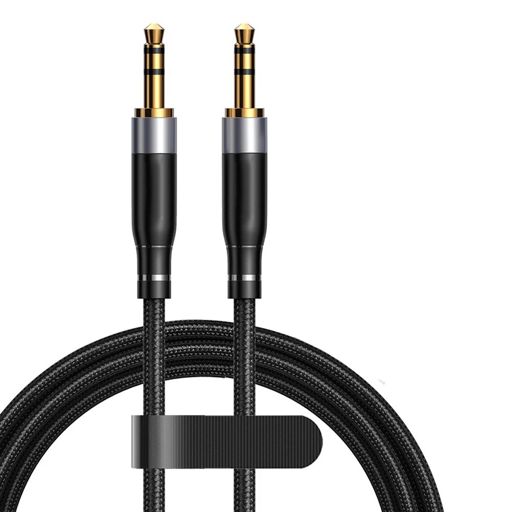 AUX Audio Cable Hi Fi Sound Enameled Copper Anti Interface Convenient And Gold Plated Connectors Anti Interface