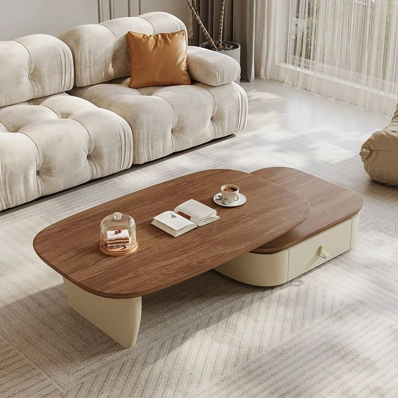 

Aesthetic Display Coffee Table Multifunction Floor Unique Frame Coffee Table Luxury Design Meuble De Salon Home Furniture