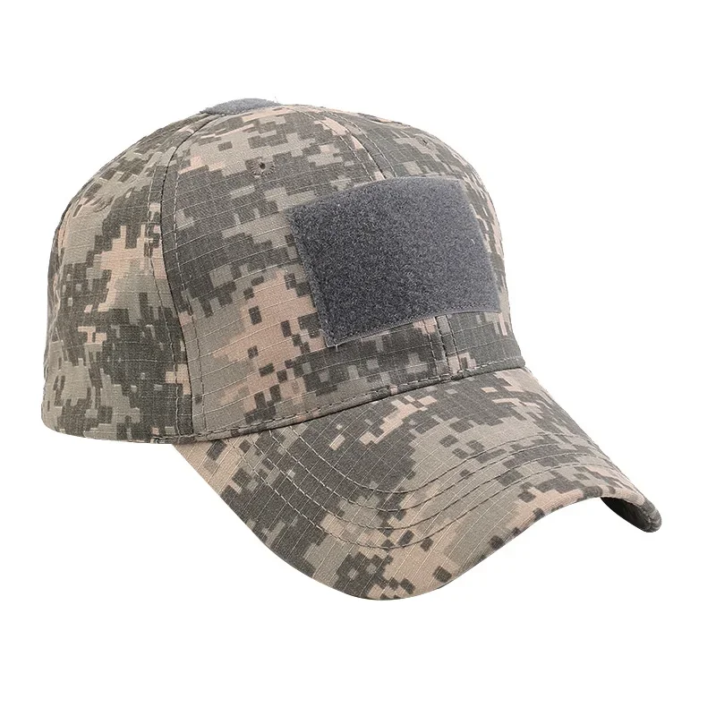 Adjustable Military Fan Outdoor Camouflage Baseball Cap Special Force Tactical Camouflage Cap Sports Sunshade Fishing Simple Cap