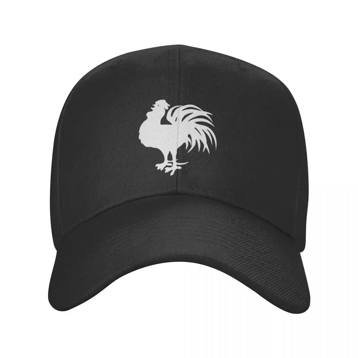 Sydney Roosters - White Rooster Cockerel on Black Baseball Cap tea Hat fashionable summer hat Girl'S Hats Men's