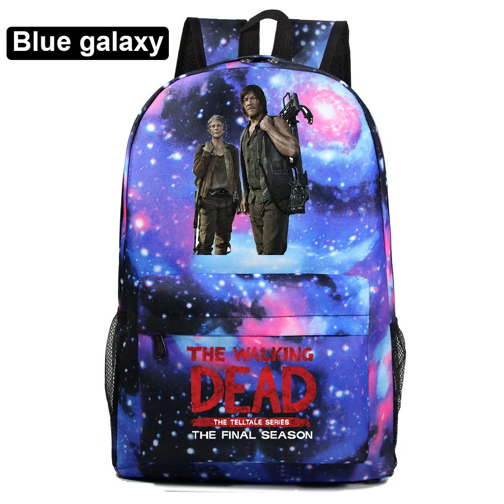 

The Walking Dead Backpack Student Boys Girls School Bag Rucksack Travel Pack Laptop Bag Big Strong Mochila