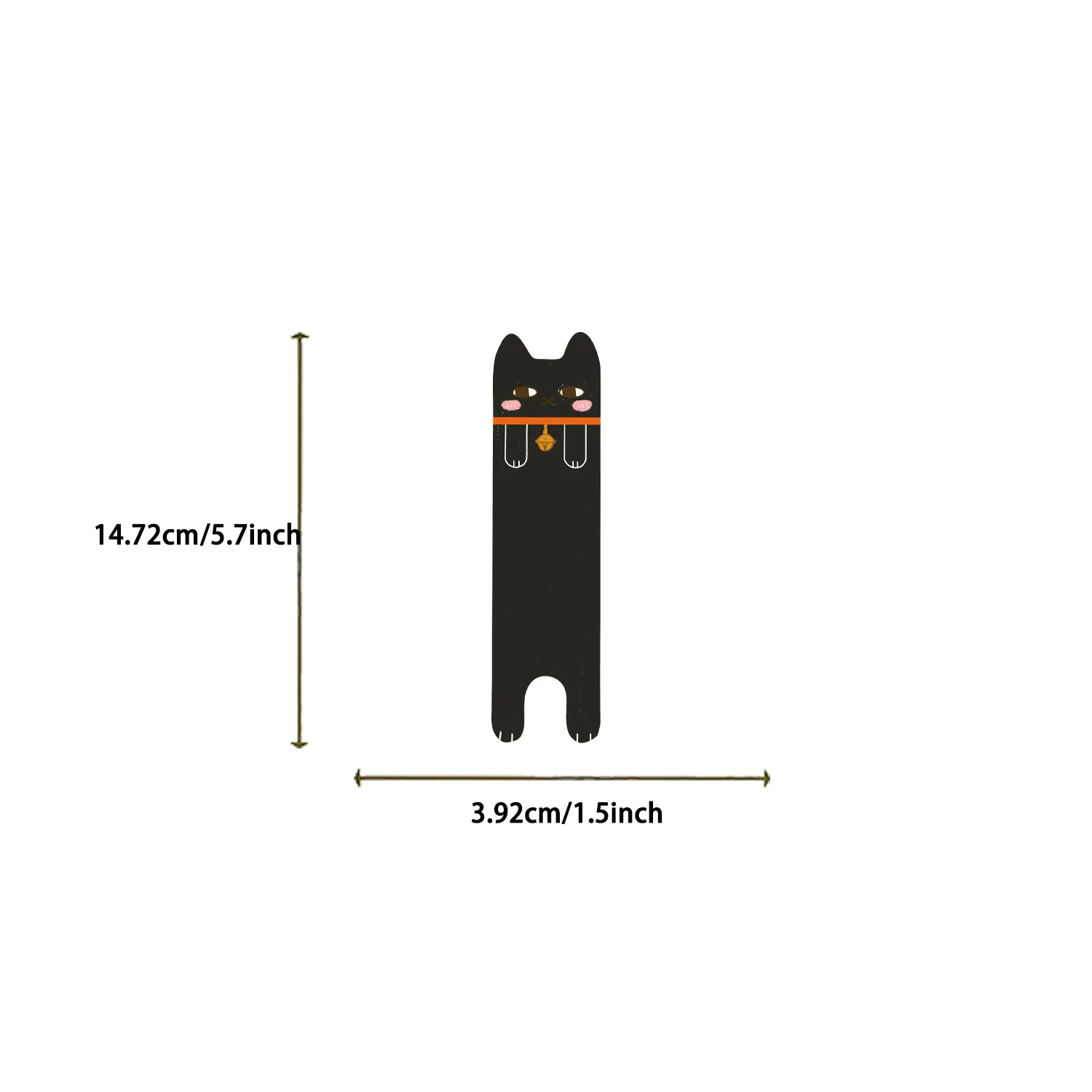 Bview Art 30 Pcs Kawaii Cartoon Cat Bookmarks Set Feline Design for Journaling Scrapbooking Reading Supplies