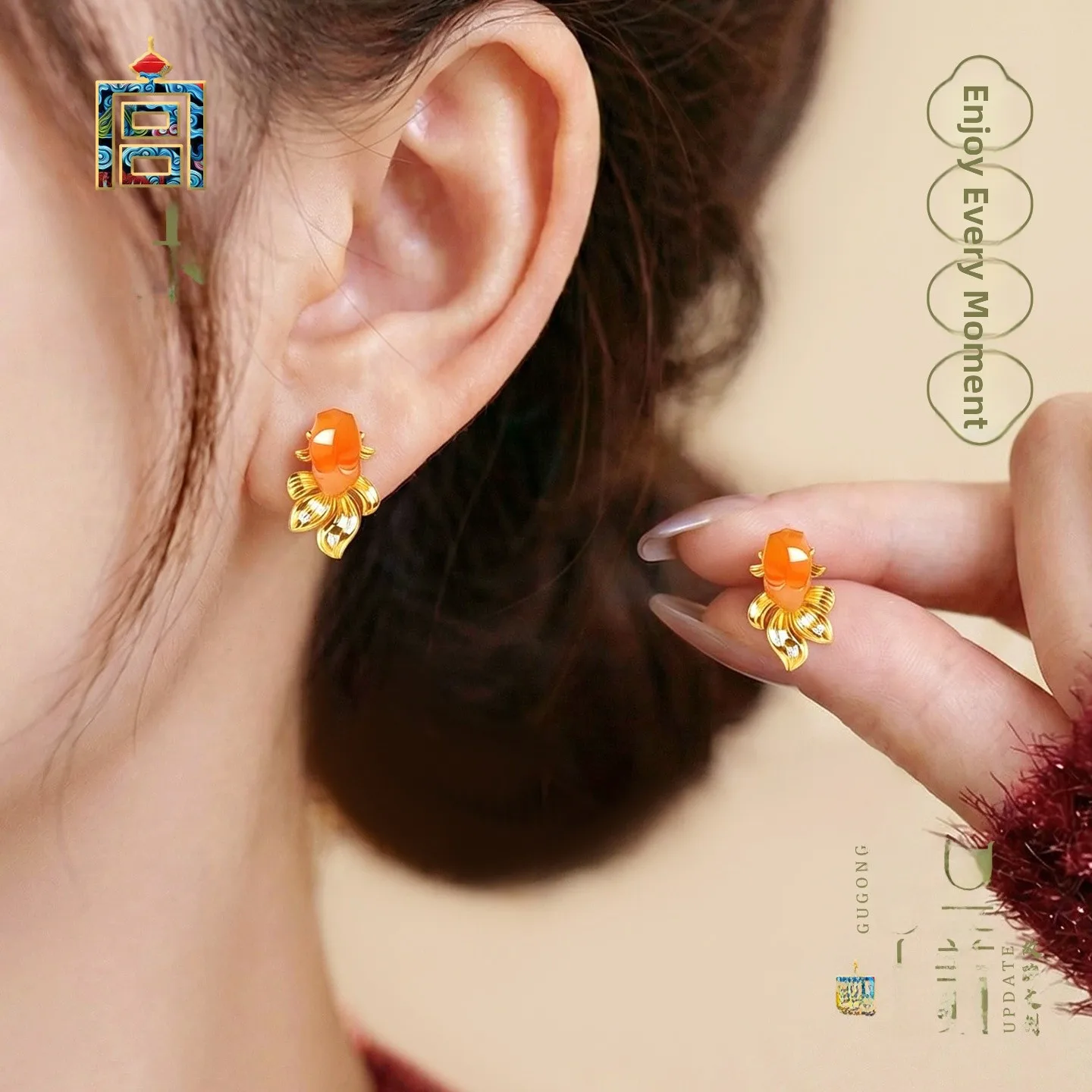 boucles-d'oreilles-en-argent-pur-et-agate-rouge-du-sud-style-feminin-cadeaux-pour-anniversaires-et-fete-des-meres-bijoux-d'oreille-decoratifs-et-tendance