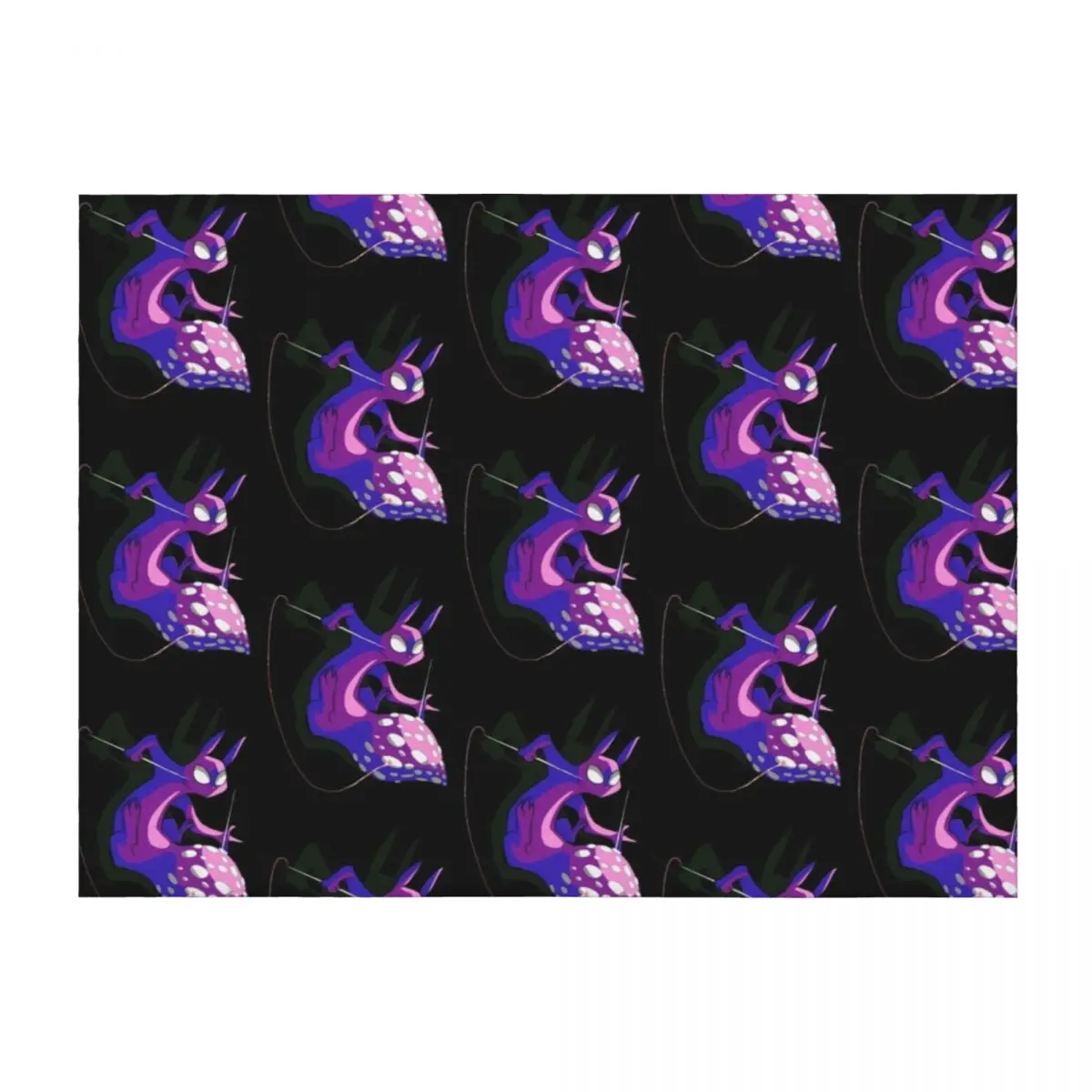 

Rain World Downpour Slugcat Spearmaster Throw Blanket Quilt warm for winter valentine gift ideas funny gift Blankets