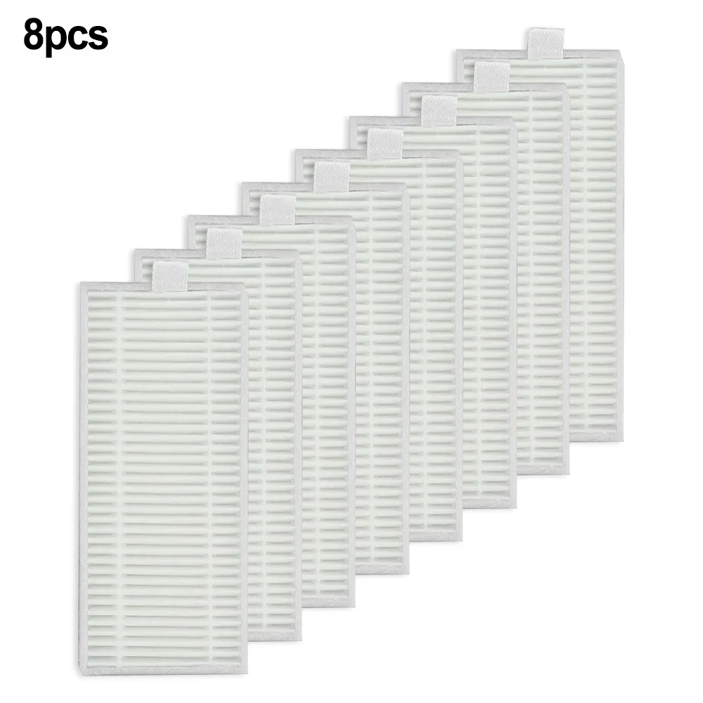 Replacement Filtration System Kit for ROPVACNIC S1 For Tipdiy G90 and For betboyles V75S Robots Contains 8 Filters