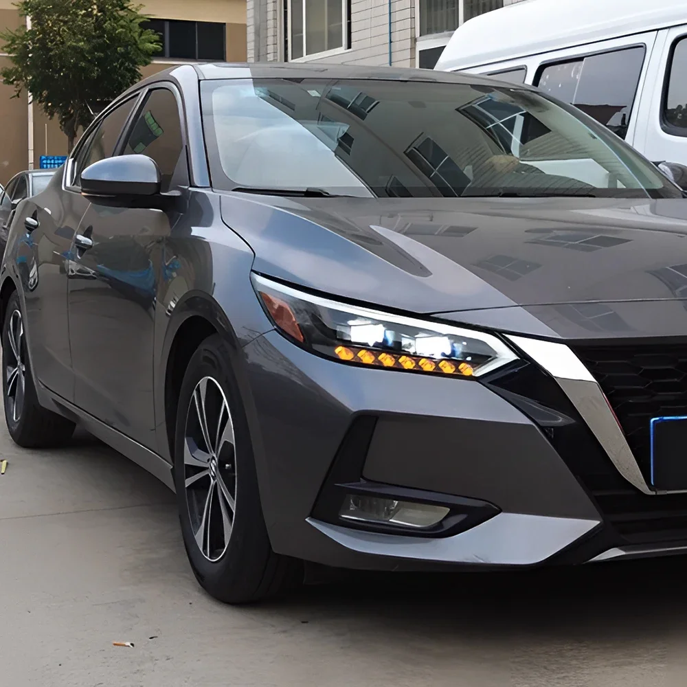 

Модифицированные автомобильные передние фонари для Nissan Sylphy Sentra 14th 2020-2022, автомобильные фары в сборе, светодиодные линзы проектора, аксессуары для инструментов