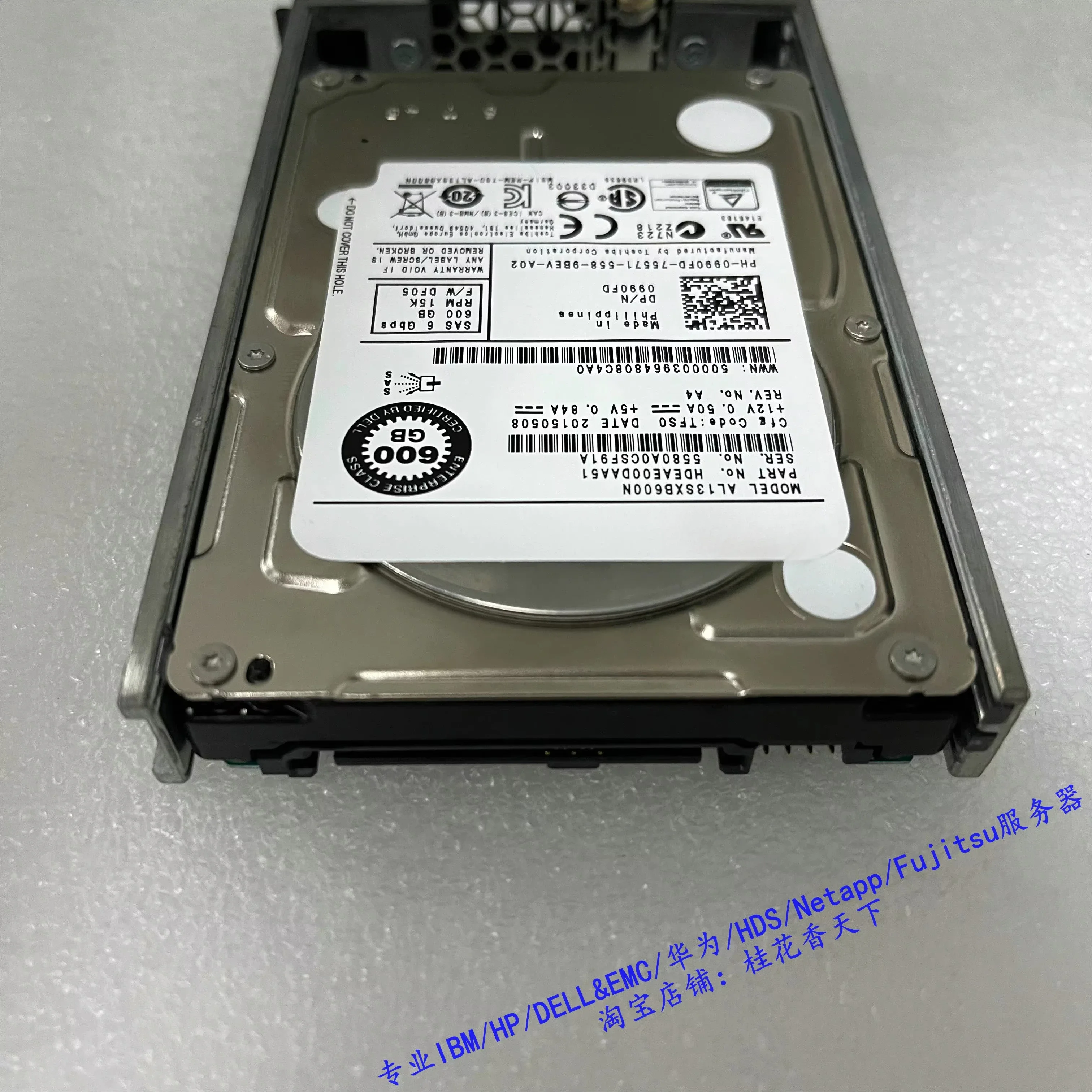 Used For Dell 0990FD 600G 15K 6G SAS 2.5 990FD AL13SXB600N Server Hard Drive