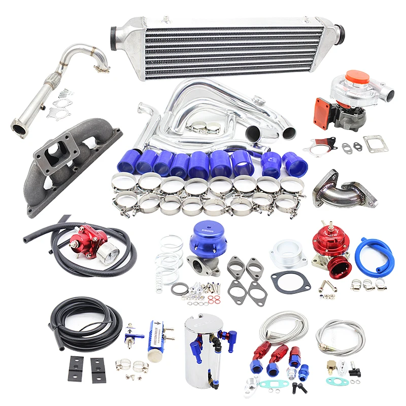 

Turbo kits for Honda 97-01 Civi*c B Type R(JDM) 1.6L DOHC VTEC 1-4 Turbo Kits Intercooler kit+Downpipe