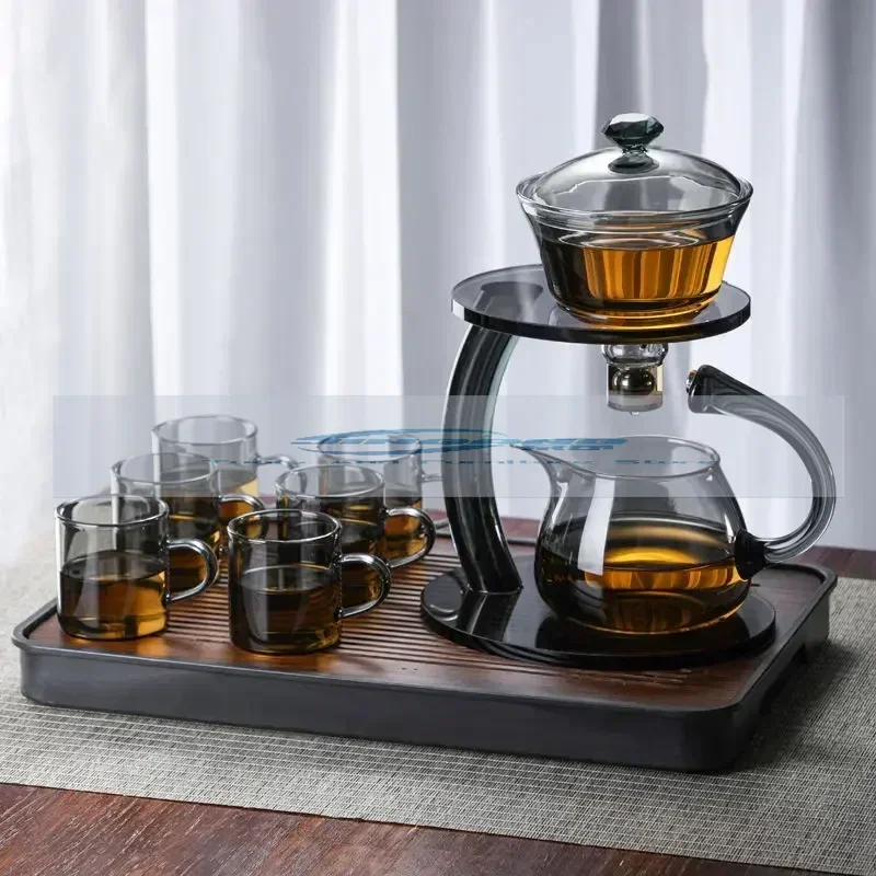 New Creative Authentic Magnetic Suction Lazy Person Tea Set, Home Teapot Set, Kung Fu Tea Cup