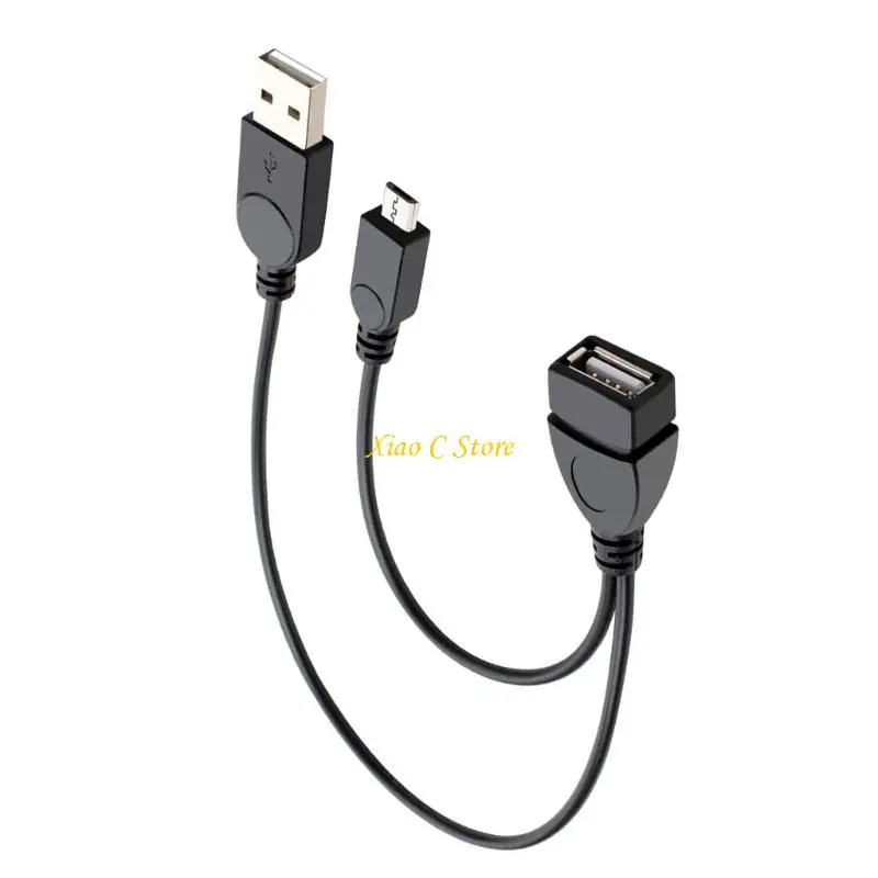 

Y1ae 2 в 1 MicroUSB до USB -адаптер (кабель кабеля OTG и Power) USB Женский на MicroUSB для классических устройств