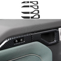 Car Inner Door Handle Panel Cover ABS Carbon Fiber Color Modified Styling Accessories For 2023 - 2025 Chery Jetour Traveler T2