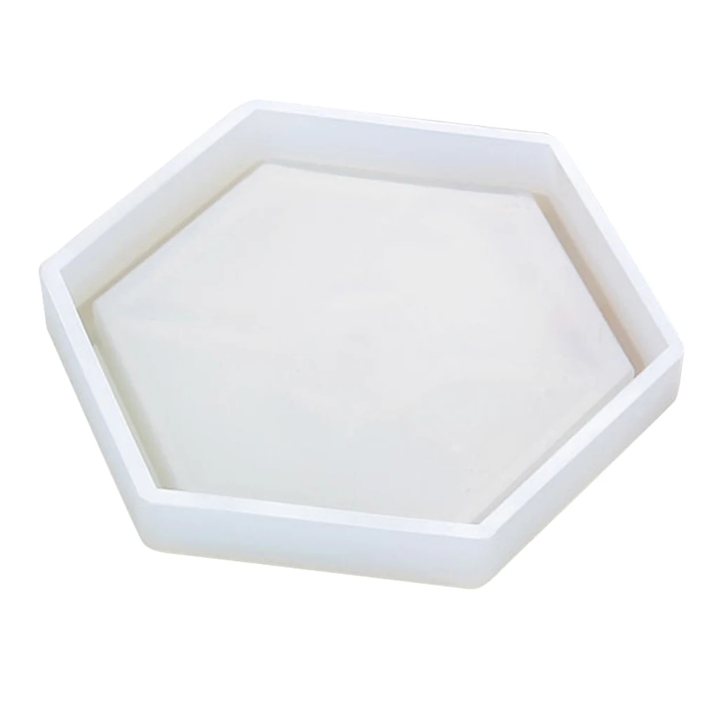 

4 pcs Silicone Coaster Mold White Crystal Epoxy Diy Bowl Mat Decoration Unique Molding Reusable Craft Tool Small Size Easy