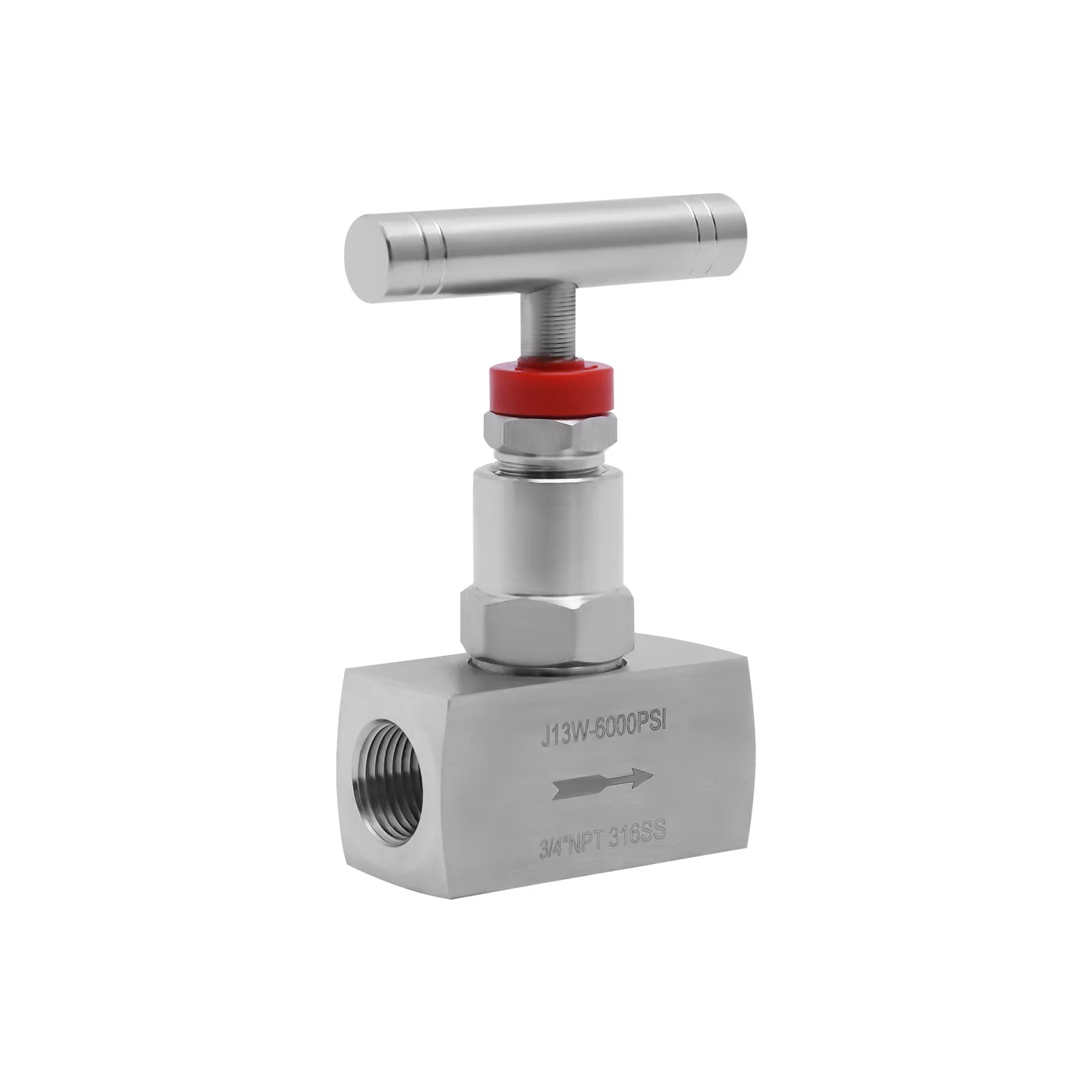 3/4'' Needle Valve Flow Valve Control Valve 316 Stainless Steel 30-40Mpa High Precision