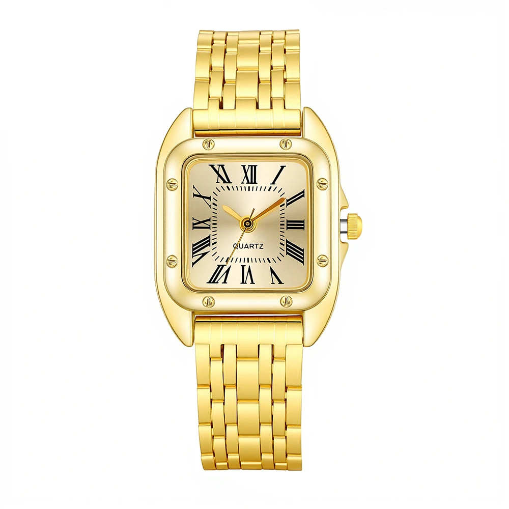 ساعة كوارتز رجالية كاجوال خفيفة فاخرة ومتوافقة مع سوار فولاذي من Golden Business، مناسبة لهدايا عيد الميلاد والهالوين #2