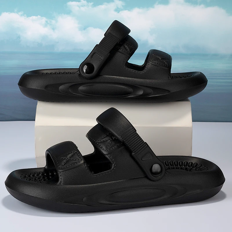 New Sandals For Men Indoor Non-slip Outdoor Men's Casual Slipper Hard-wearing Designed Male Footwear Popular Model Man shoes