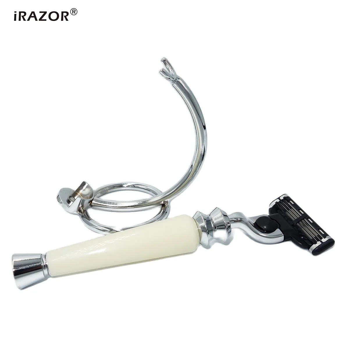 iRAZOR New Classic Mach 3 Safety Razor for Mens Shaving&Womens Hair Removal Replaceable Blade Manual Face Shaver Machine