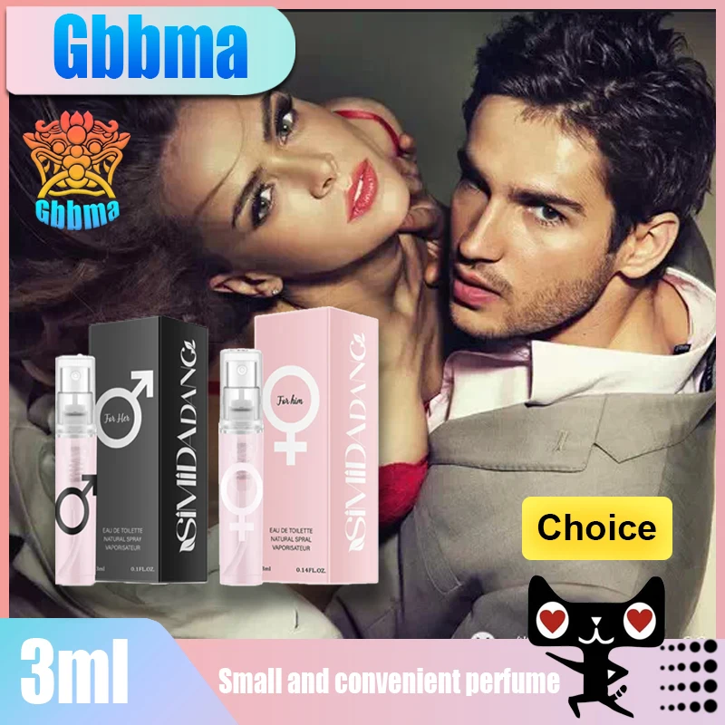 GBBMA Perfume de fecha 3ML Perfume de feromonas afrodisíaco para mujer Spray corporal Perfume de coqueteo atrae el agua perfumada del niño para parejas