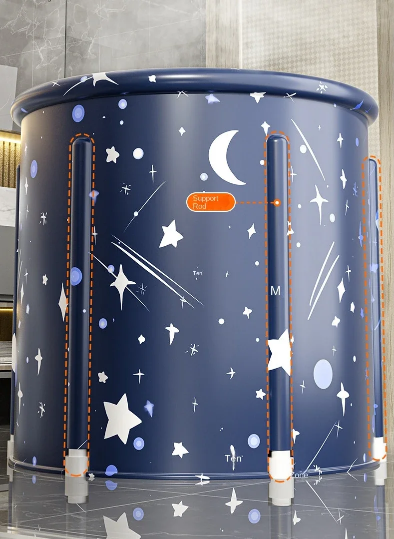 

Портативное складное ведро для ванны, большая емкость, ванная комната, ледяная ванна, зимний душ, артефакт для купания, бесплатная установка