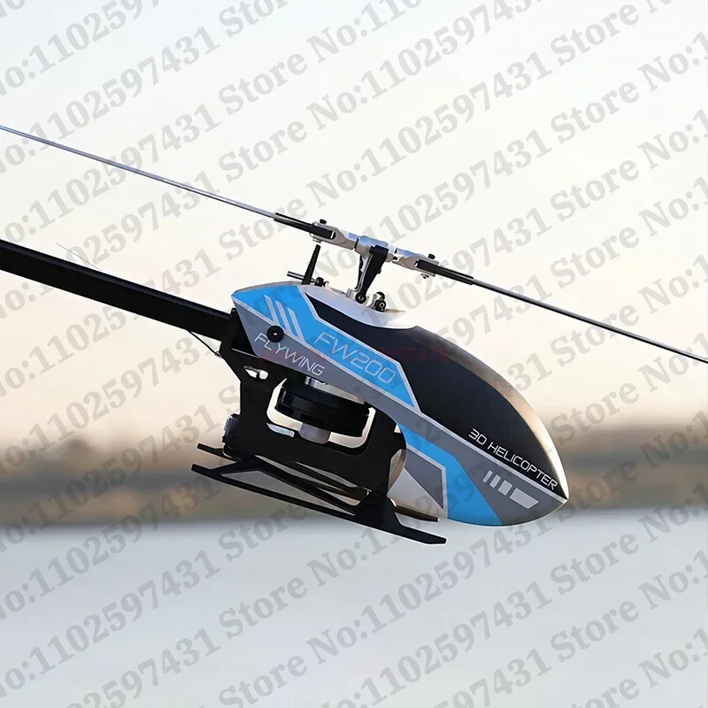 Flywing Fw200 RC Helicopter H1 Control Gyroscope Self-stabilizing 3D Stunt Brushless Motor Omnidirectional Positioning Adult toy