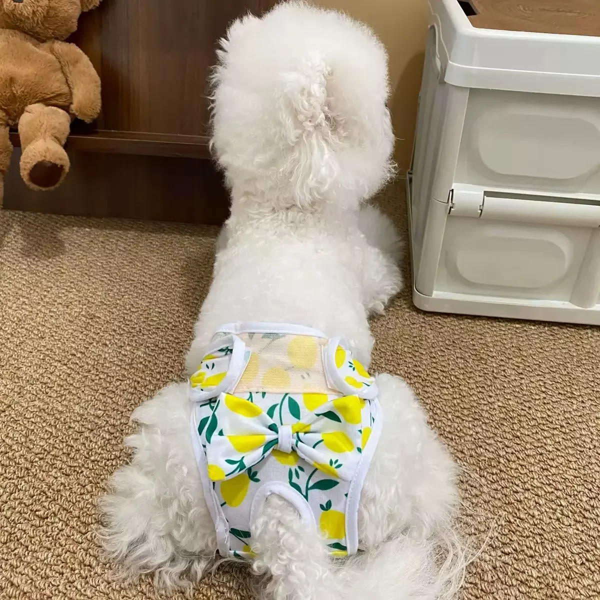 Female Dog Physiological Pants, Washable Anti-Harassment Pet Heat Underwear, Menstrual Diapers for Small Dogs Teddy Bichon